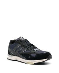 dunkelblaue Wildleder niedrige Sneakers von adidas