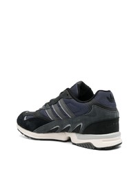 dunkelblaue Wildleder niedrige Sneakers von adidas