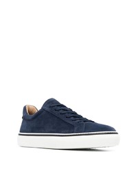 dunkelblaue Wildleder niedrige Sneakers von Tod's