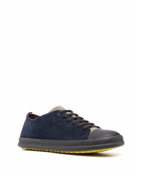 dunkelblaue Wildleder niedrige Sneakers von Camper