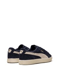 dunkelblaue Wildleder niedrige Sneakers von Puma