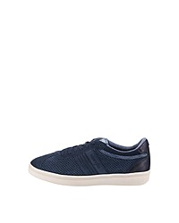 dunkelblaue Wildleder niedrige Sneakers von Wrangler