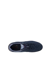 dunkelblaue Wildleder niedrige Sneakers von Wrangler