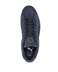 dunkelblaue Wildleder niedrige Sneakers von Puma