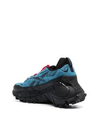 dunkelblaue Wildleder niedrige Sneakers von Reebok