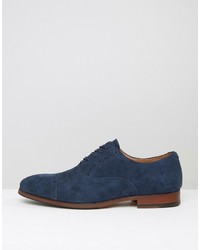 dunkelblaue Wildleder Oxford Schuhe von Aldo