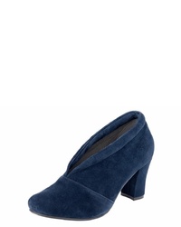 dunkelblaue Wildleder Pumps von Andrea Conti