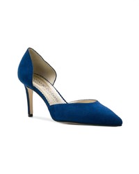 dunkelblaue Wildleder Pumps von Antonio Barbato