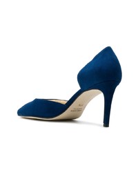 dunkelblaue Wildleder Pumps von Antonio Barbato