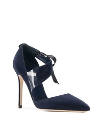 dunkelblaue Wildleder Pumps von Marskinryyppy