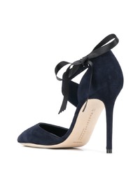 dunkelblaue Wildleder Pumps von Marskinryyppy