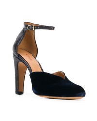 dunkelblaue Wildleder Pumps von Chie Mihara