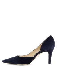 dunkelblaue Wildleder Pumps von Evita