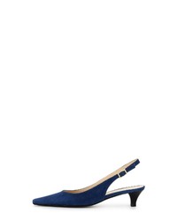 dunkelblaue Wildleder Pumps von Evita