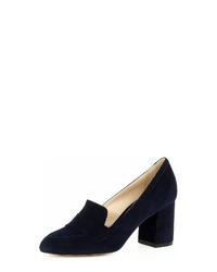 dunkelblaue Wildleder Pumps von Evita