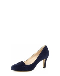 dunkelblaue Wildleder Pumps von Evita