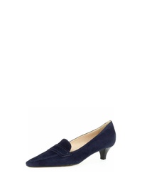 dunkelblaue Wildleder Pumps von Evita