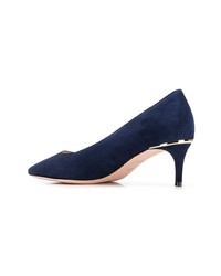 dunkelblaue Wildleder Pumps von Bally