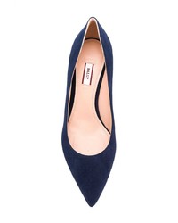 dunkelblaue Wildleder Pumps von Bally