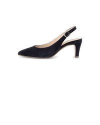 dunkelblaue Wildleder Pumps von Gabor