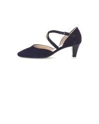 dunkelblaue Wildleder Pumps von Gabor