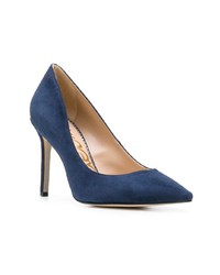 dunkelblaue Wildleder Pumps von Sam Edelman