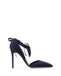 dunkelblaue Wildleder Pumps von Marskinryyppy