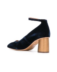 dunkelblaue Wildleder Pumps von Chie Mihara