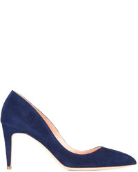 dunkelblaue Wildleder Pumps von Rupert Sanderson