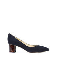 dunkelblaue Wildleder Pumps von Sarah Flint