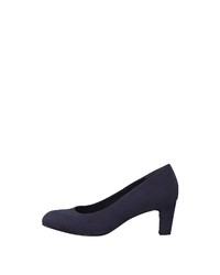 dunkelblaue Wildleder Pumps von Tamaris