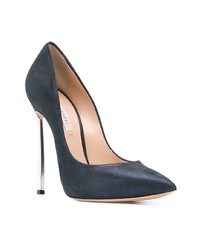 dunkelblaue Wildleder Pumps von Casadei