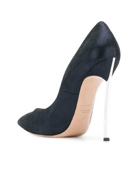 dunkelblaue Wildleder Pumps von Casadei