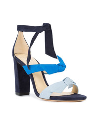 dunkelblaue Wildleder Sandaletten von Alexandre Birman