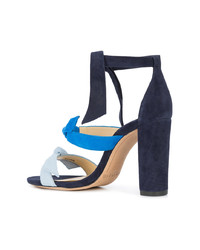 dunkelblaue Wildleder Sandaletten von Alexandre Birman