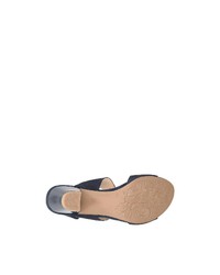 dunkelblaue Wildleder Sandaletten von Caprice