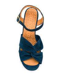 dunkelblaue Wildleder Sandaletten von Chie Mihara