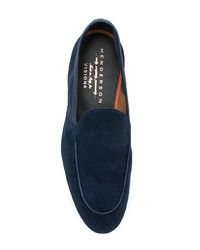 dunkelblaue Wildleder Slipper von Henderson Baracco