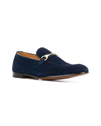 dunkelblaue Wildleder Slipper von Doucal's