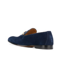 dunkelblaue Wildleder Slipper von Doucal's