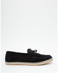 dunkelblaue Wildleder Slipper von Asos