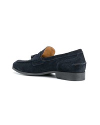 dunkelblaue Wildleder Slipper von Geox