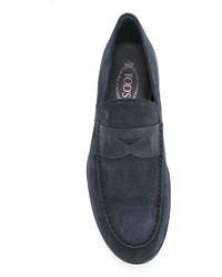 dunkelblaue Wildleder Slipper von Tod's