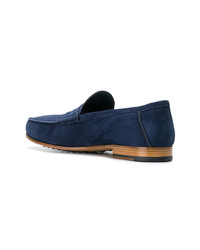 dunkelblaue Wildleder Slipper von Tod's