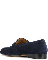 dunkelblaue Wildleder Slipper von Tod's