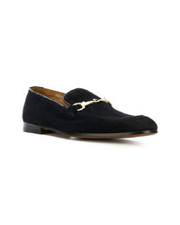 dunkelblaue Wildleder Slipper von Doucal's