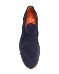 dunkelblaue Wildleder Slipper von Trickers