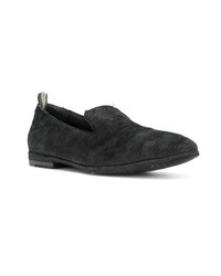 dunkelblaue Wildleder Slipper von Officine Creative