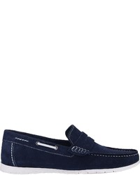 dunkelblaue Wildleder Slipper von S.OLIVER RED LABEL