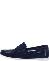 dunkelblaue Wildleder Slipper von S.OLIVER RED LABEL